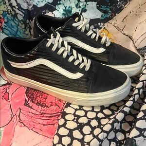 Vans Black and White Men's Sneakers